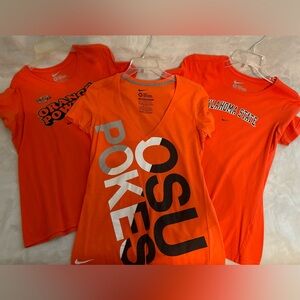 Women’s Nike Oklahoma State University Orange T-Shirt Set of Three